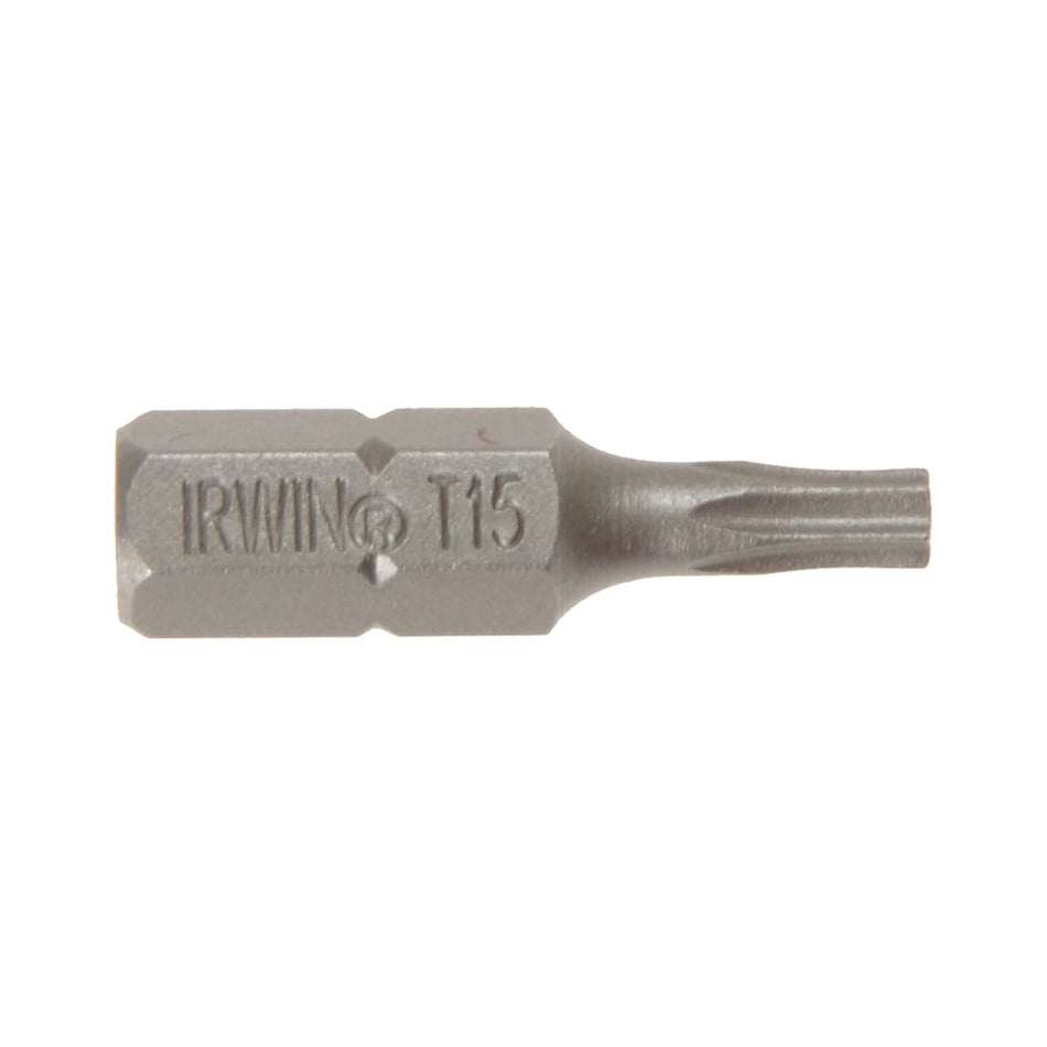 IRWIN Screwdriver Bits Torx T15 x 25mm Pack of 10