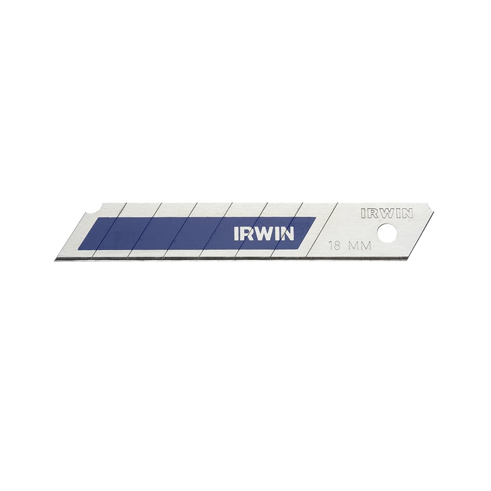 IRWIN Snap-Off Blades 18mm Blue Pack of 5