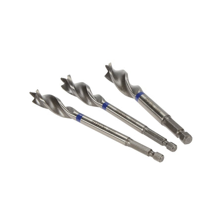 IRWIN Blue Groove Wood Power Bit Set of 3: 14, 16 & 18mm