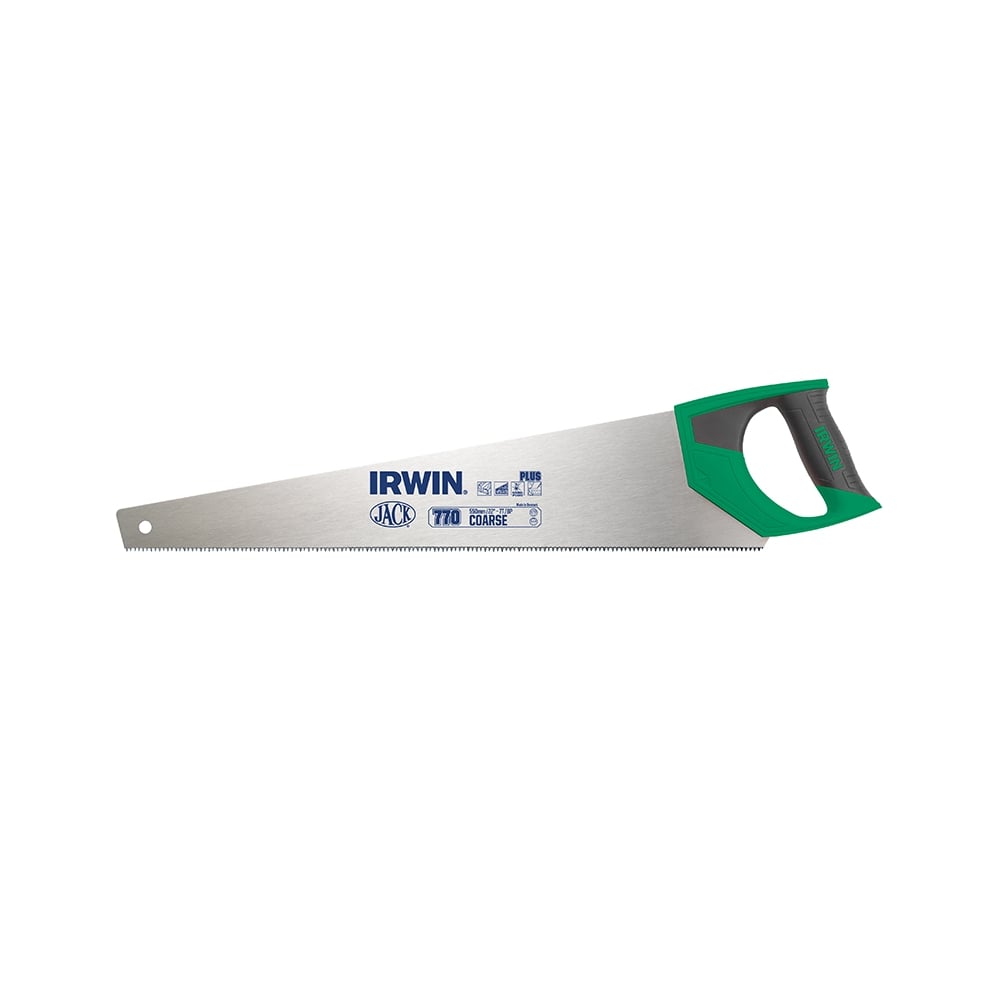 IRWIN Jack 770UHP Coarse Hardpoint Handsaw Soft-Grip 550mm (22in) 7tpi