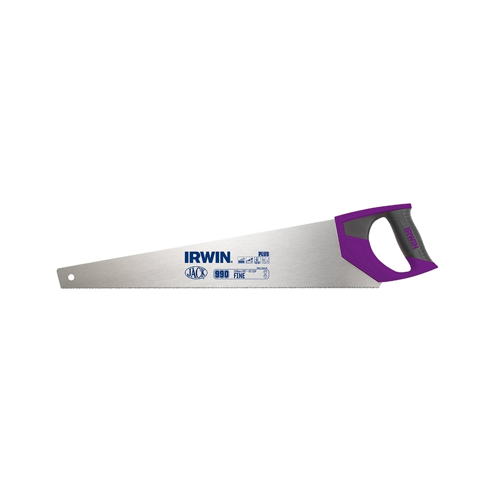IRWIN Jack 990UHP Fine Handsaw Soft-Grip 550mm (22in) 9tpi