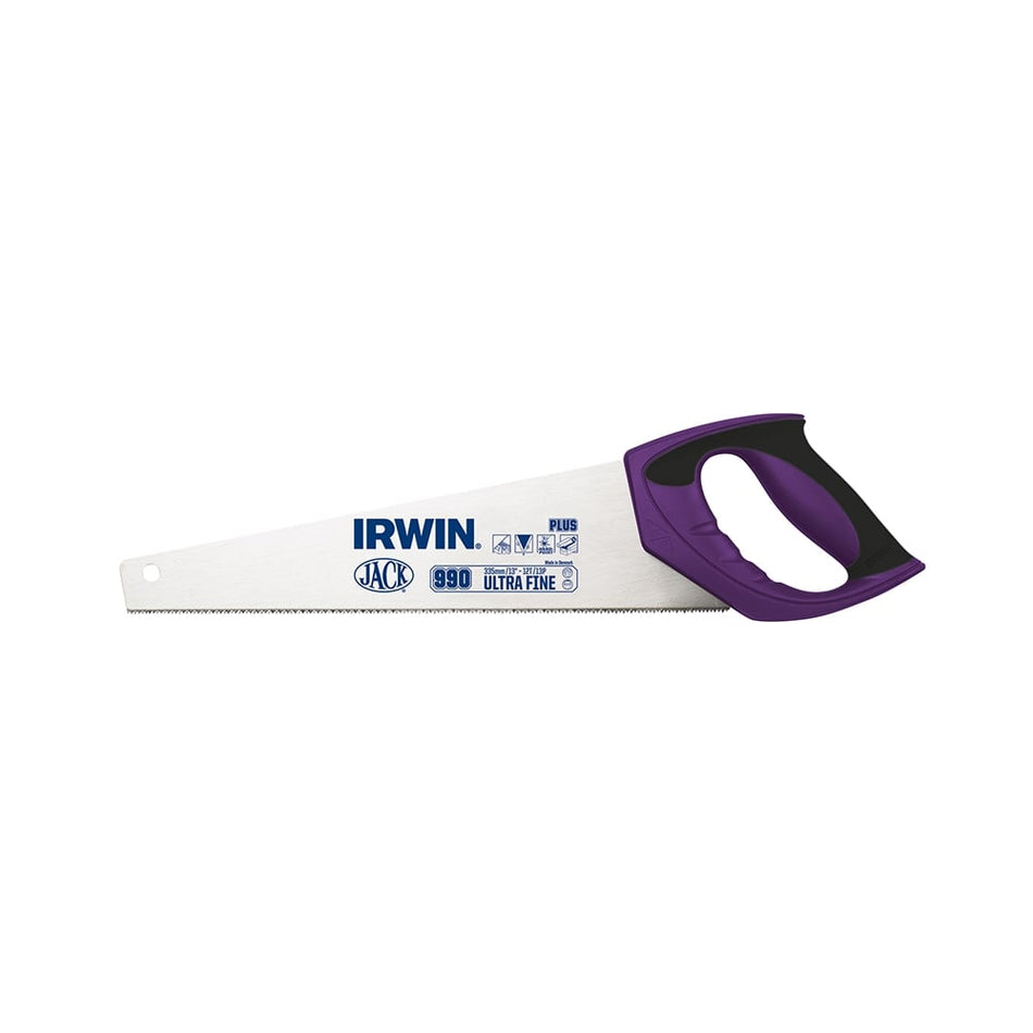 IRWIN Jack 990UHP Fine Junior / Toolbox Handsaw Soft-Grip 335mm (13in) 9tpi