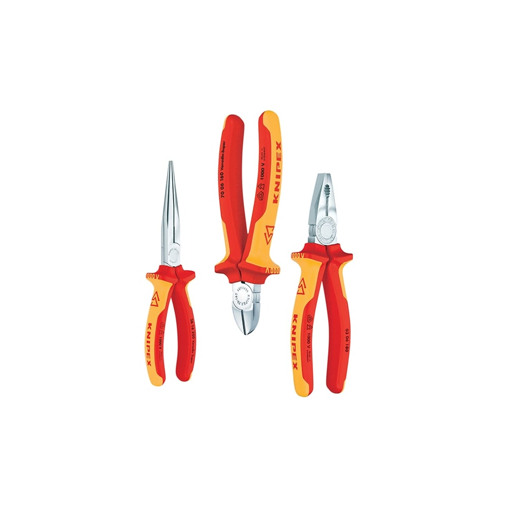 Knipex Elektro Pack - VDE Certified Pliers Set (3)