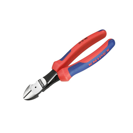 Knipex High Leverage Diagonal Cutters Multi Component Grip With Spring 180mm
