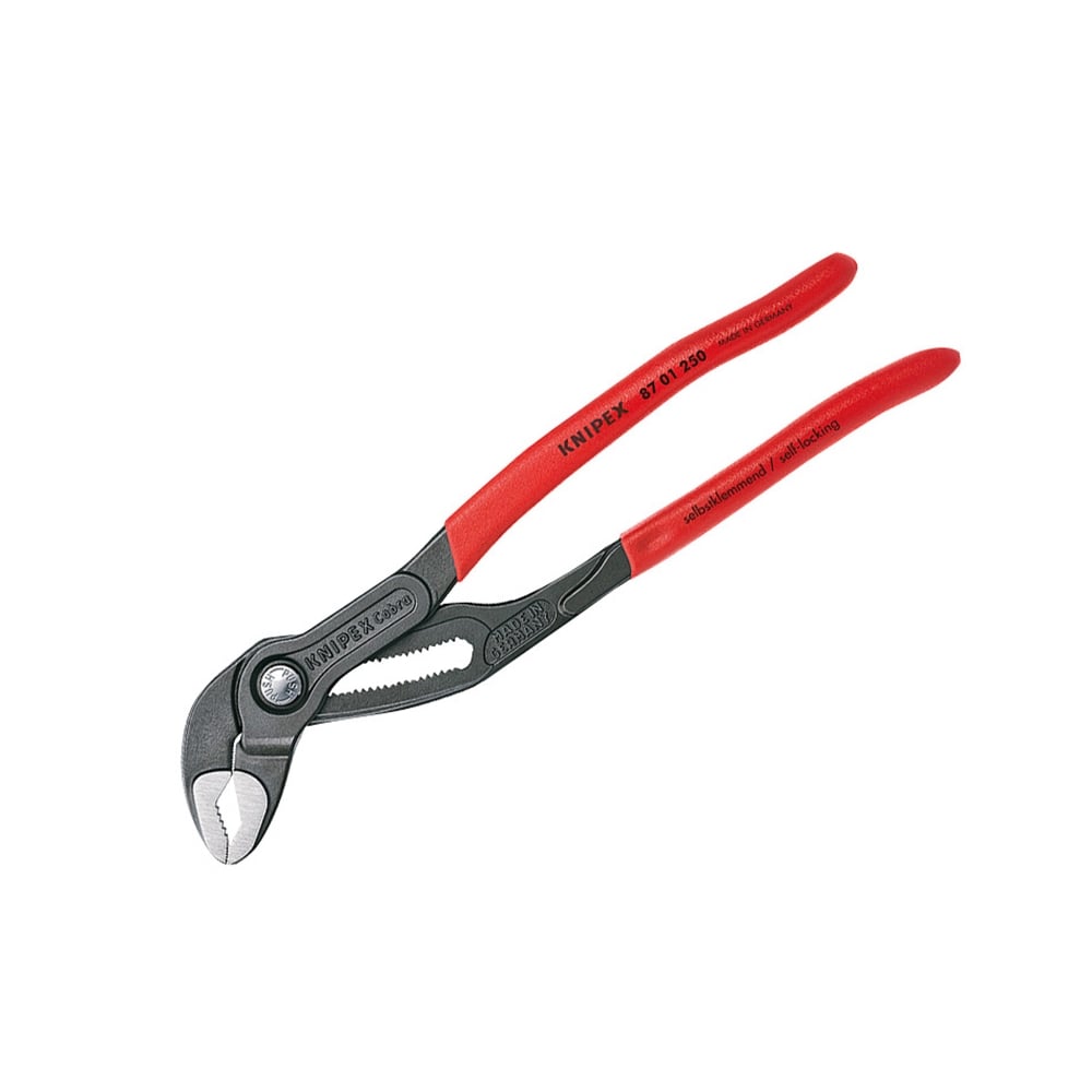 Knipex CobraWaterpump Pliers PVC Grip 46mm Capacity 250mm