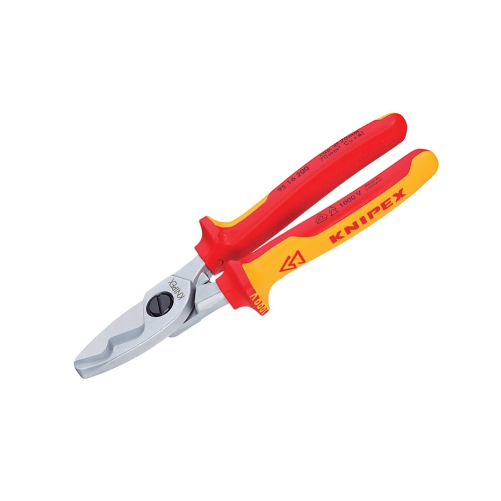 Knipex Cable Shears VDE Certified Grip 200mm