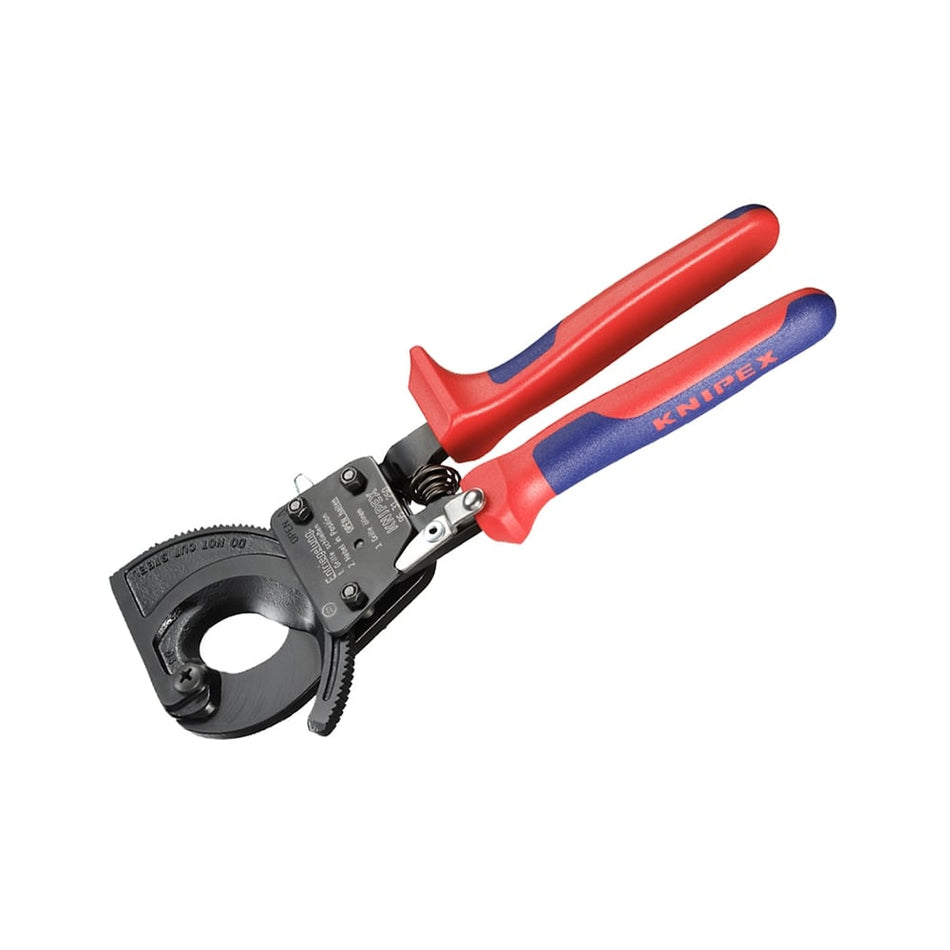 Knipex Cable Shears Ratchet Action Multi Component Grip 250mm