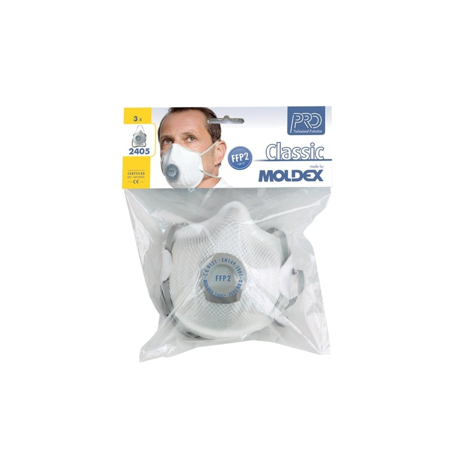 Moldex Classic Series FFP2 NR D Valved Mask Pack of 20