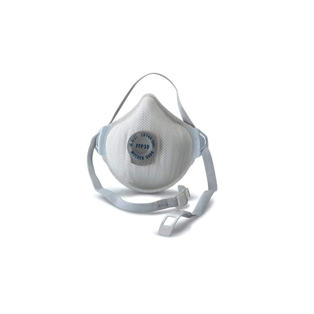 Moldex Series 3000 Reusable Mask FFP3 - D Ventex Valve Pack of 5