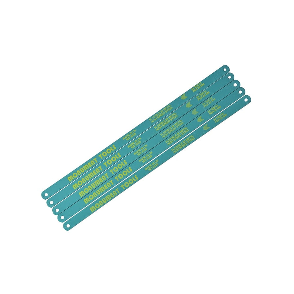 Monument 1925P Hacksaw Blades 300mm (12in) 24tpi (Pack 5)