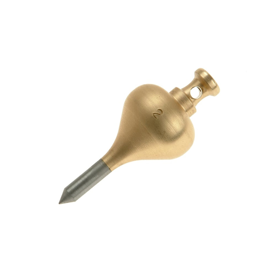 Monument 249D Brass Plumb Bob 128g (4.1/2oz) Size 2