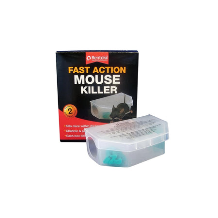 Rentokil Fast Action Mouse Killer (Pack of 2)