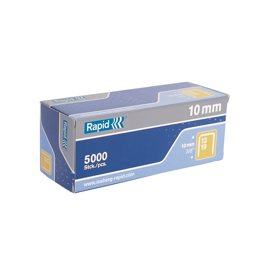 Rapid 13/6 6mm Galvanised 5m Staples Box 5000