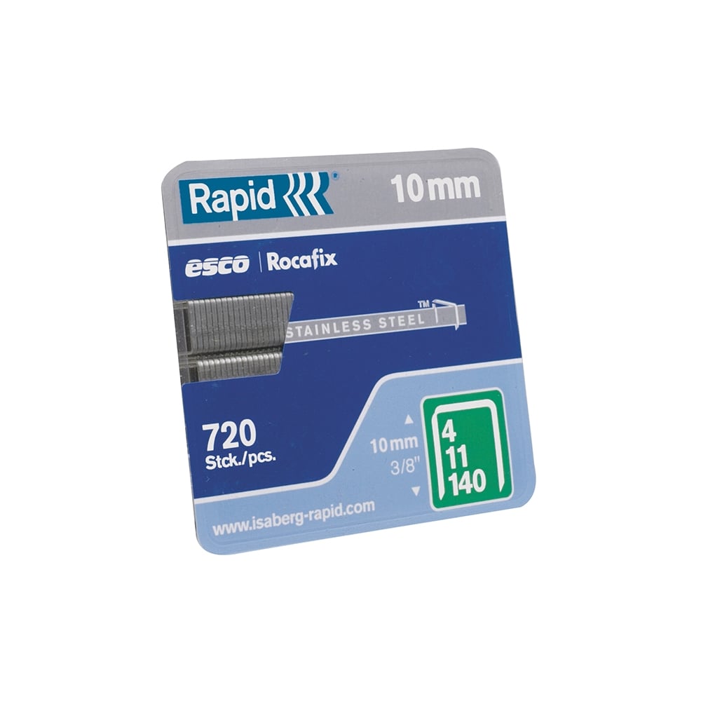 Rapid 140/12 12mm Galvanised Staples Pack 2000
