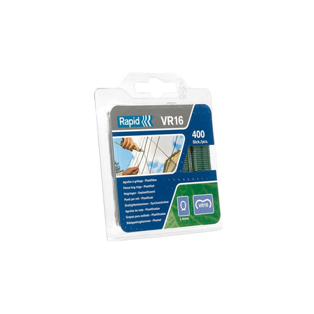 Rapid VR16 Fence Hog Rings Pack 400 Green
