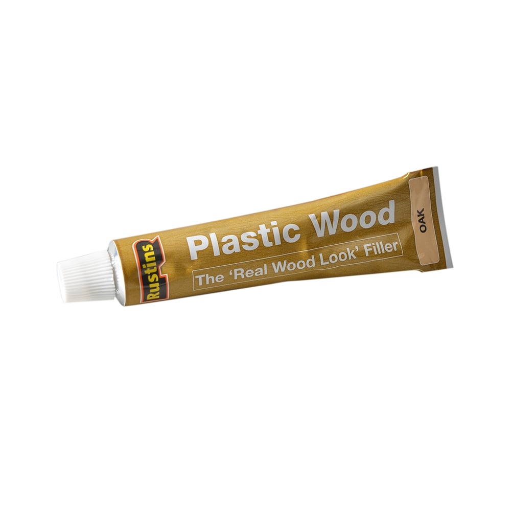Rustins Plastic Wood Tube Oak 125ml
