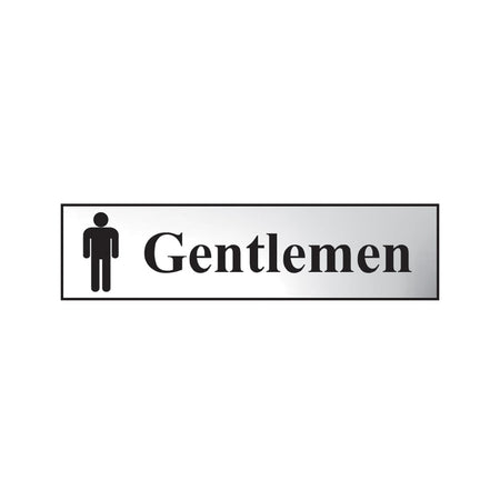 Scan Gentlemen - Chrome 200 x 50mm