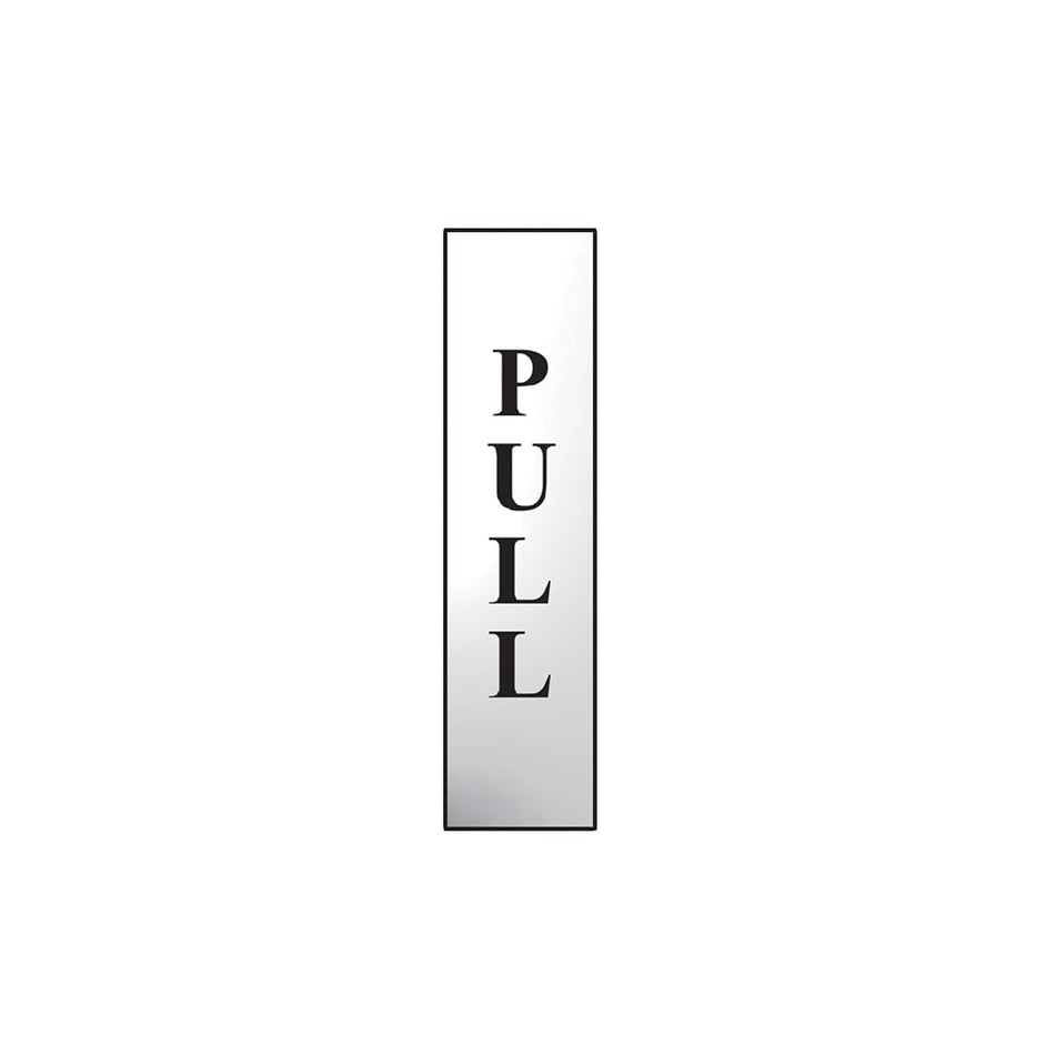 Scan Pull Vertical - Chrome 200 x 50mm