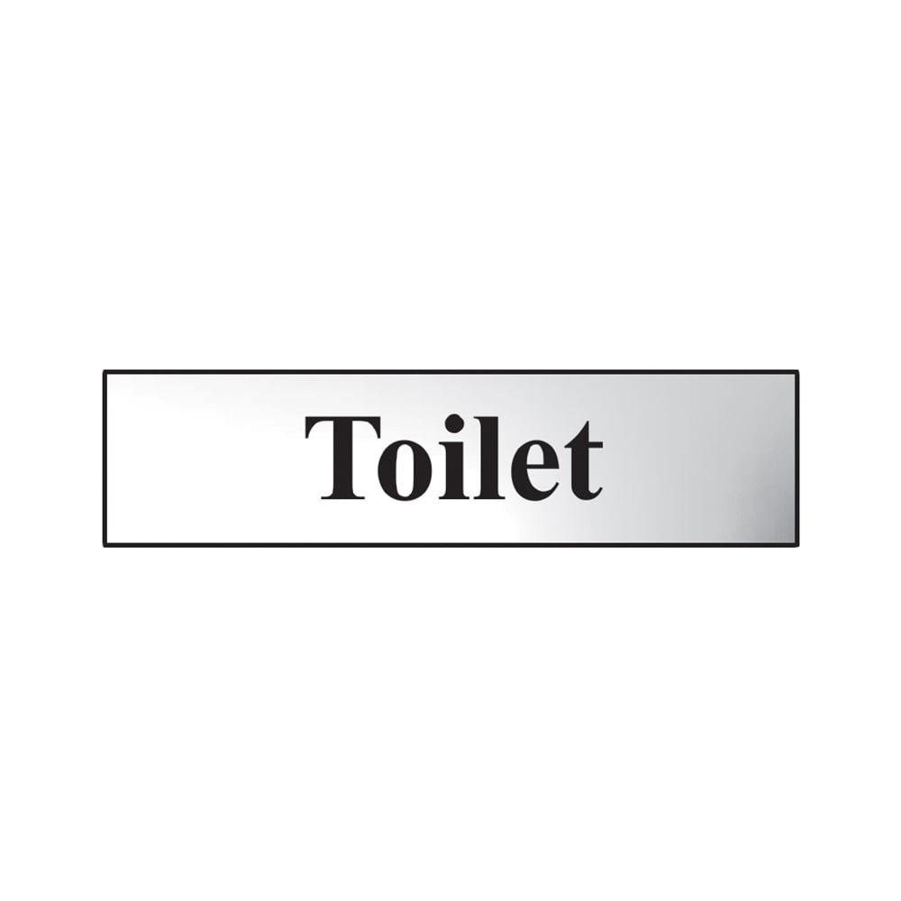 Scan Toilet - Chrome 200 x 50mm