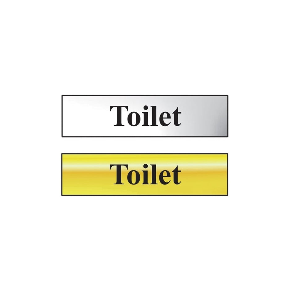 Scan Toilet - Chrome 200 x 50mm