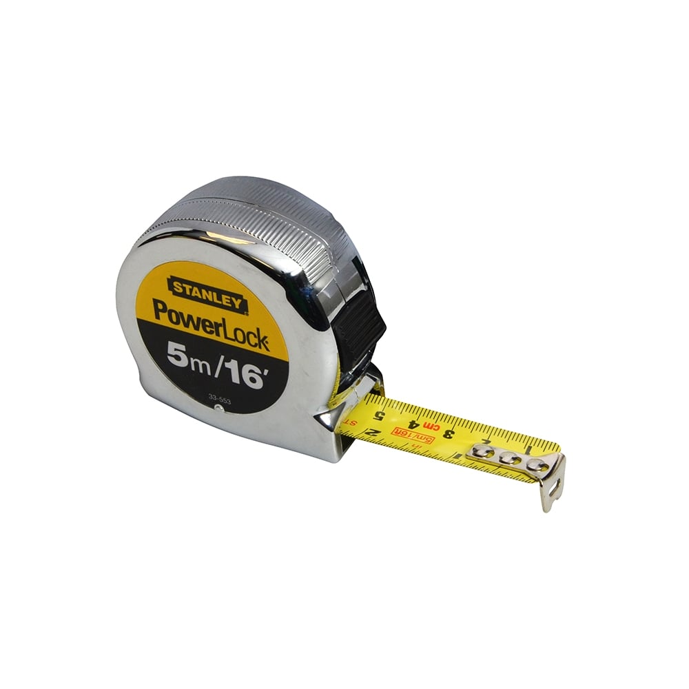 Stanley Tools Powerlock Classic Tape 5m/16ft (Width 19mm)