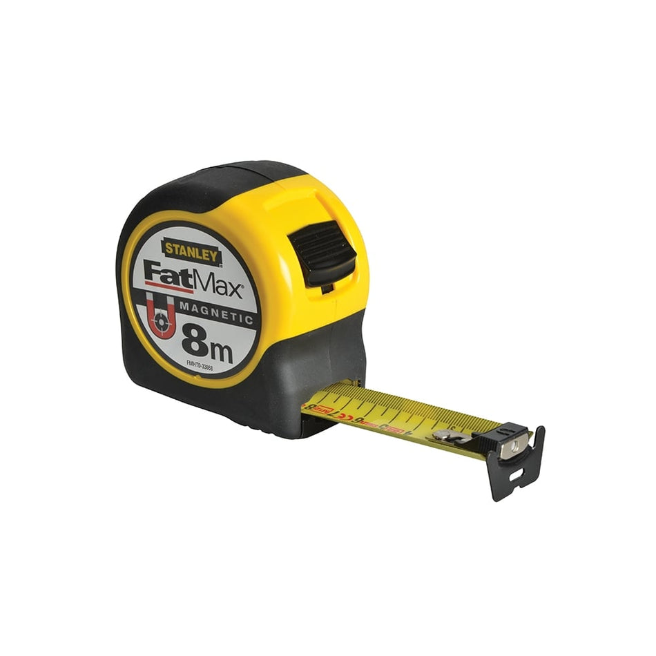 Stanley Tools FatMax Blade Armor Magnetic Tape 8m (Width 31.7mm)