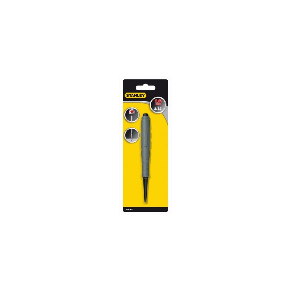 Stanley Tools Dynagrip Nail Punch 1.6mm 1/16in