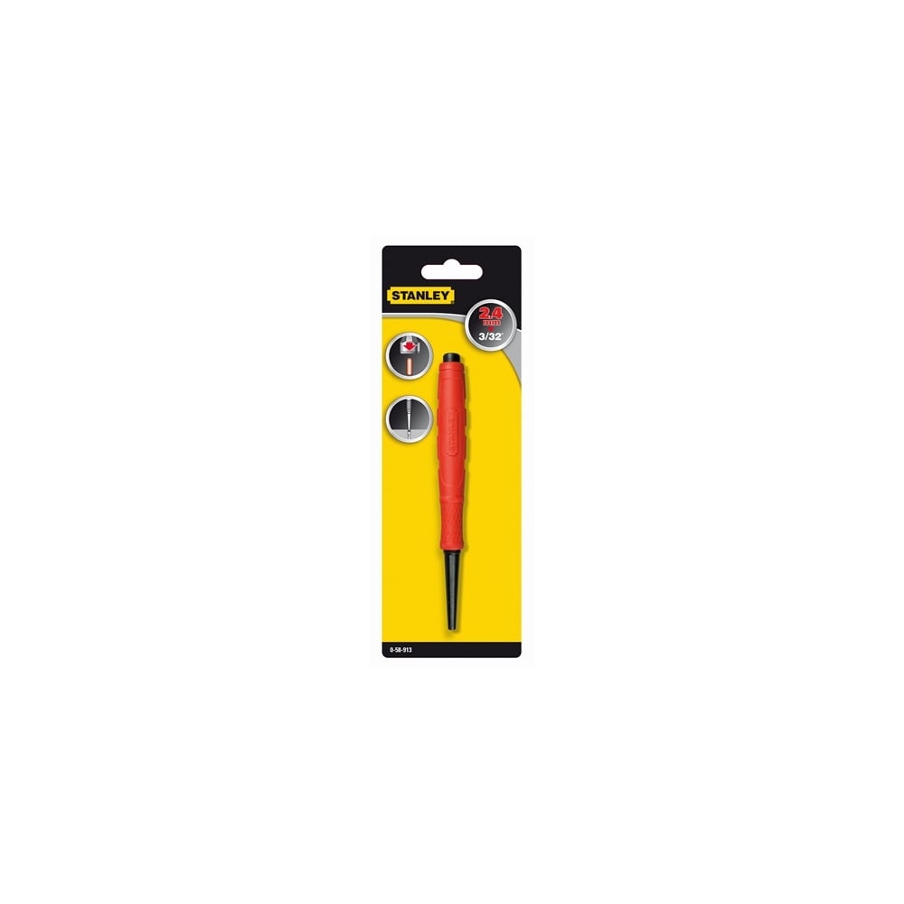 Stanley Tools Dynagrip Nail Punch 2.4mm 3/32in