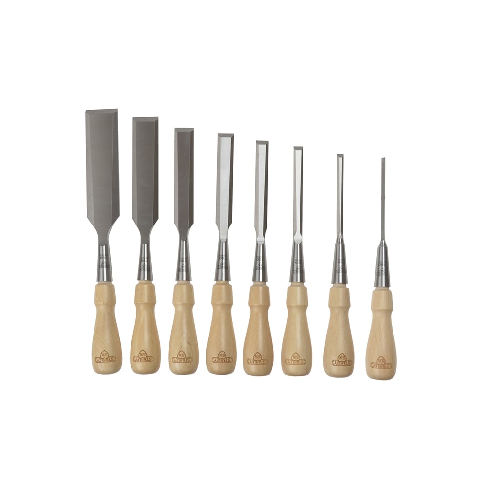 Stanley Tools Sweetheart Socket Chisel Set of 8: 3,6,10,12,16,19,25 & 32mm