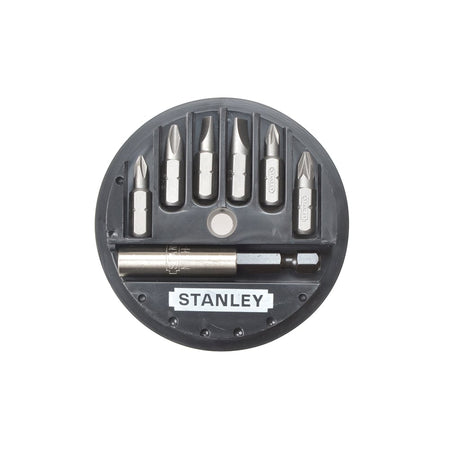 Stanley Tools Insert Bit Set Phillips/Slotted/Pozidriv 7 Piece