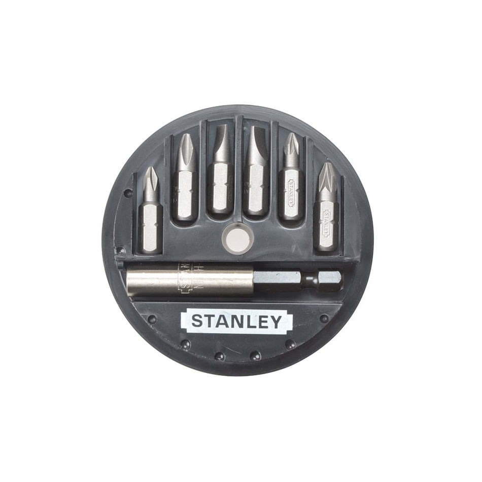 Stanley Tools Insert Bit Set Phillips/Slotted/Pozidriv 7 Piece
