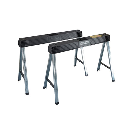 Stanley Tools Folding Metal Leg Saw Horse (Twin Pack)