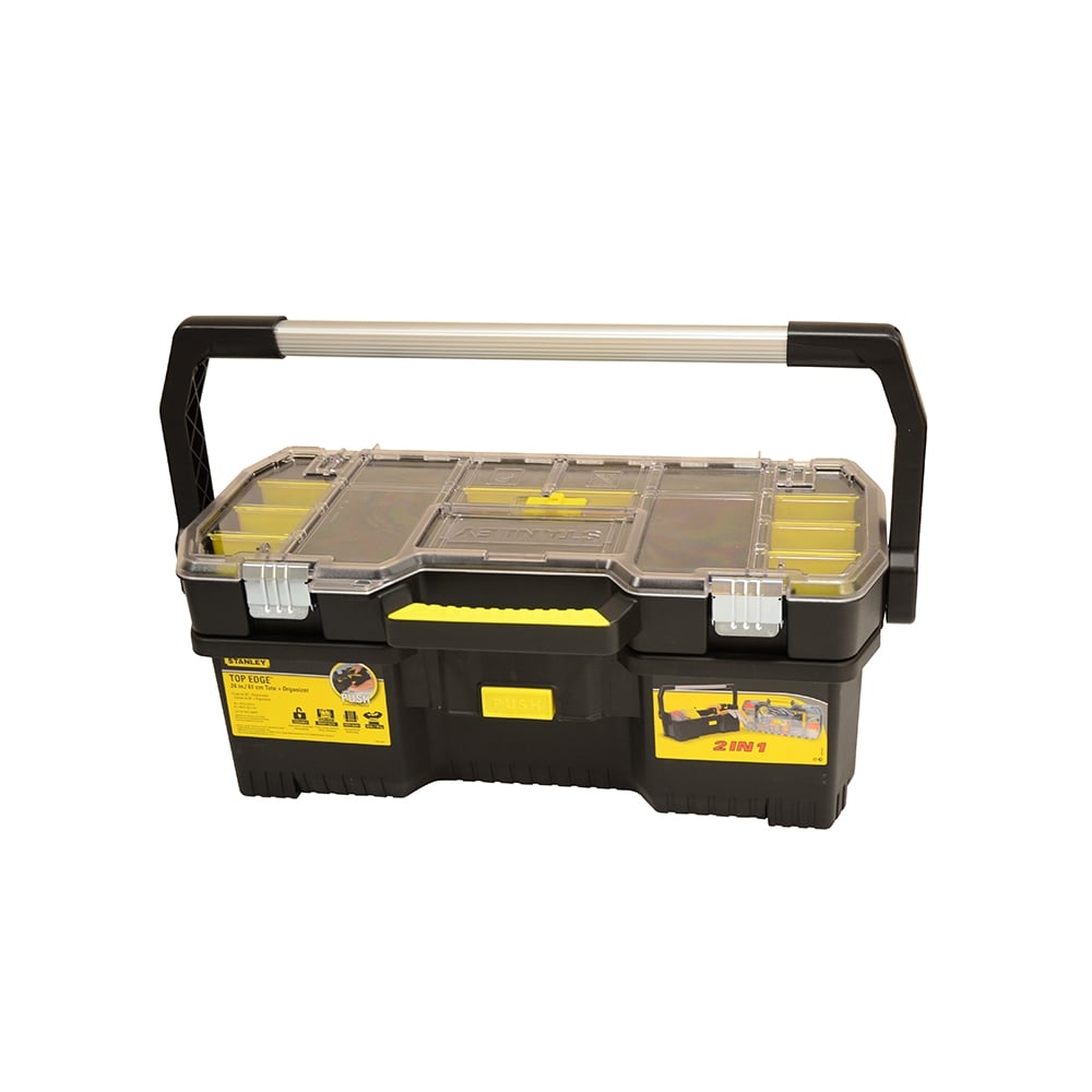Stanley Tools Tool Box With Tote Tray Organiser 61cm (24 in)