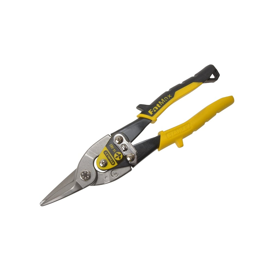 Stanley Tools Yellow Aviation Snip Straight Cut 250mm