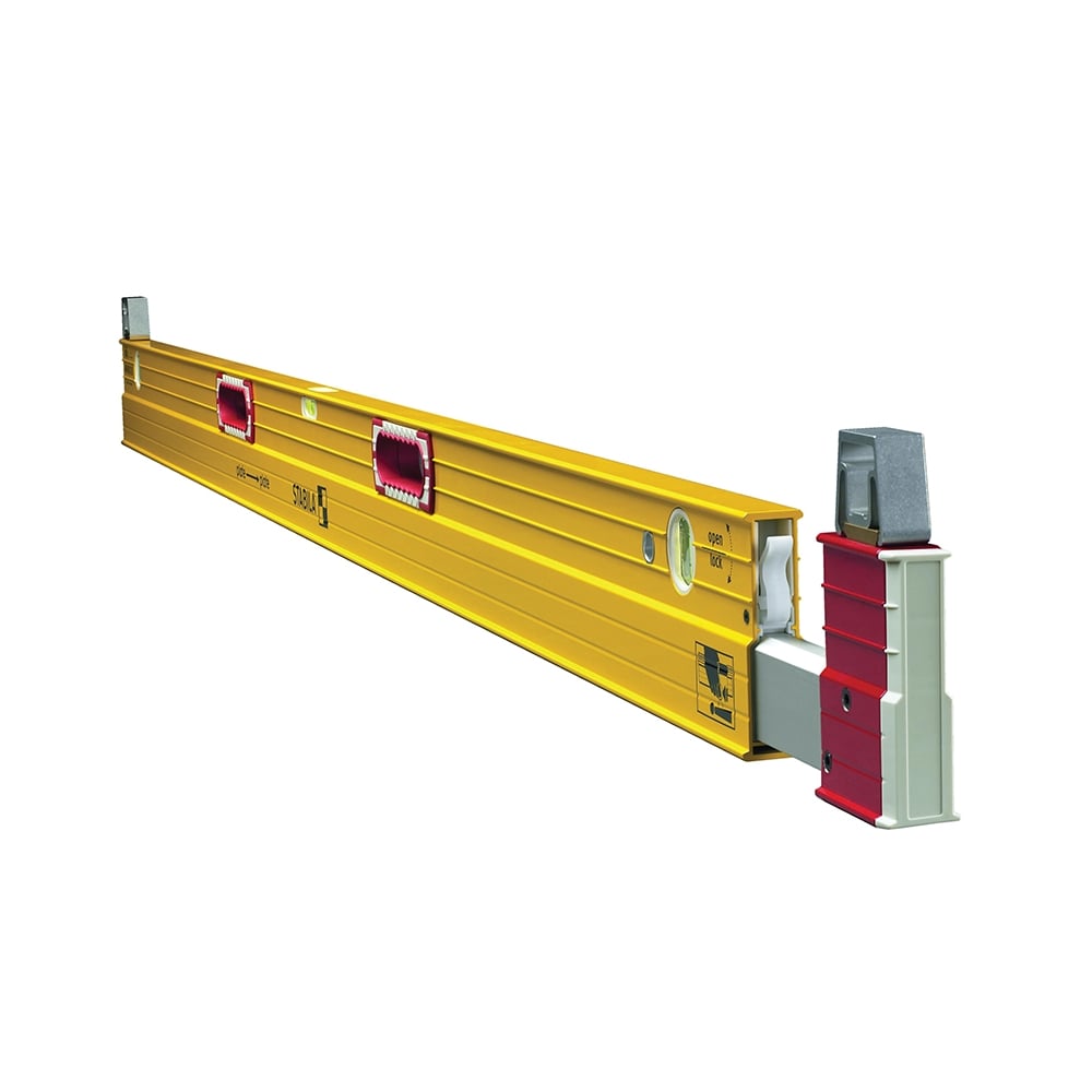 Stabila 106T-183 Extendable Spirit Level 3 Vial 183-315cm