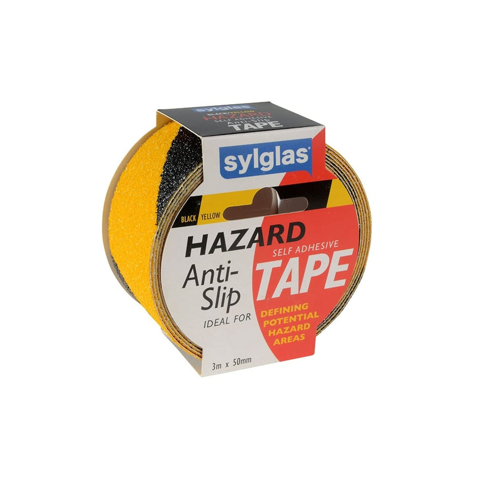 Sylglas Anti-Slip Tape 50mm x 3m Black & Yellow