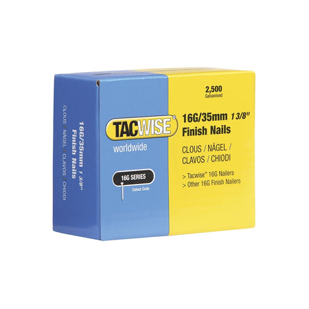 Tacwise 16 Gauge Ranger Finish Nails 35mm Pack 2500