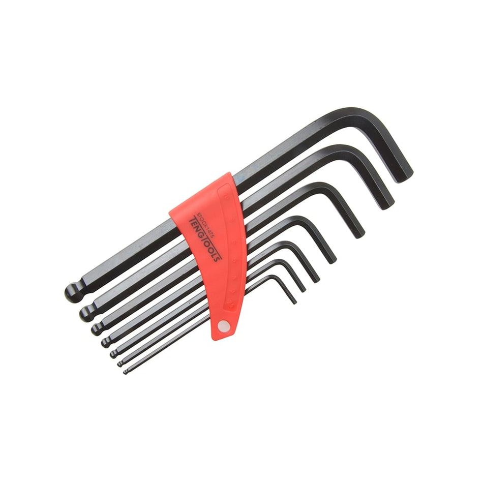 Teng Ball Point Hexagon Key Set of 7 Metric (2.5-10mm)