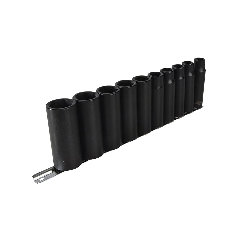 Teng 9126 Deep Impact Socket Set of 10 Metric 1/2in Drive