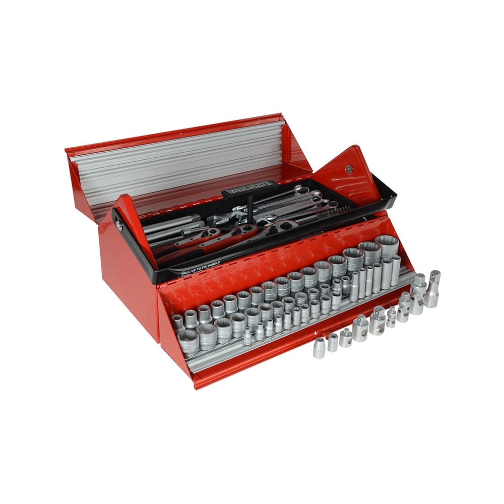 Teng TC187 Mega Rosso Tool Kit Set of 187 1/4, 3/8 & 1/2in