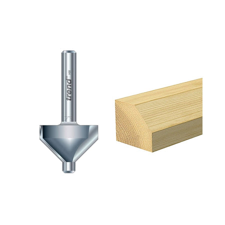 Trend 10H/1 x 1/4 TCT Pin Guided Chamfer / Bevel 45??? 10 .0 x 14.0mm