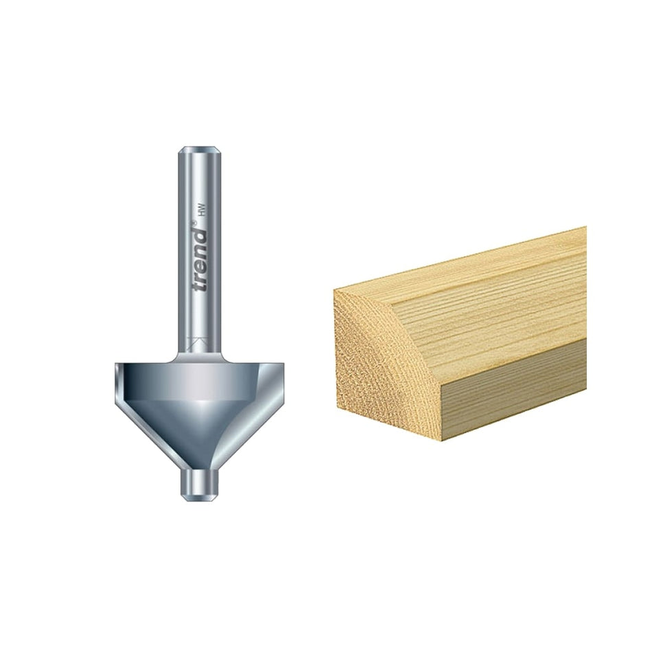 Trend 10H/1 x 1/4 TCT Pin Guided Chamfer / Bevel 45??? 10 .0 x 14.0mm