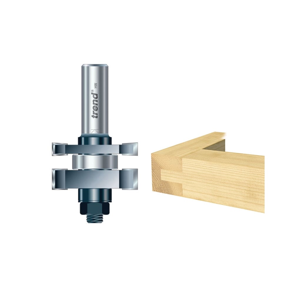 Trend 337 x 1/2 TCT Tongue & Groove Set 6.35mm x 10.0mm