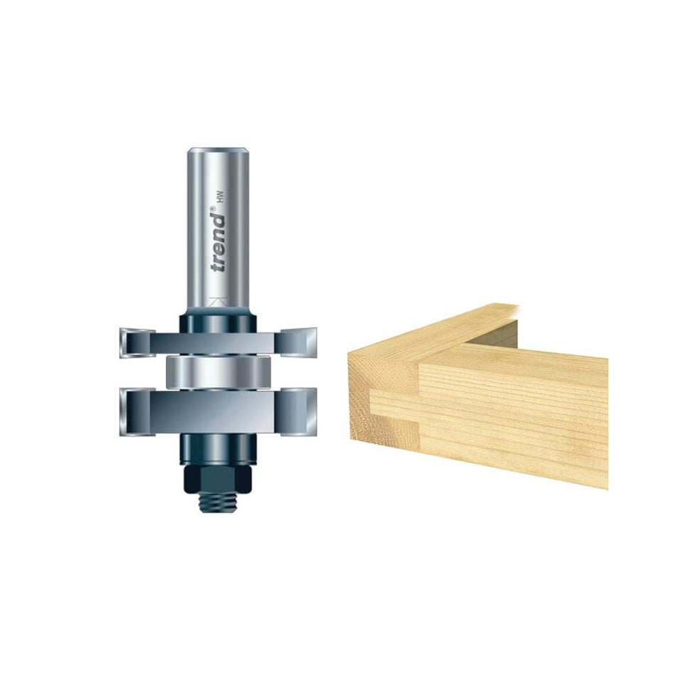 Trend 337 x 1/2 TCT Tongue & Groove Set 6.35mm x 10.0mm