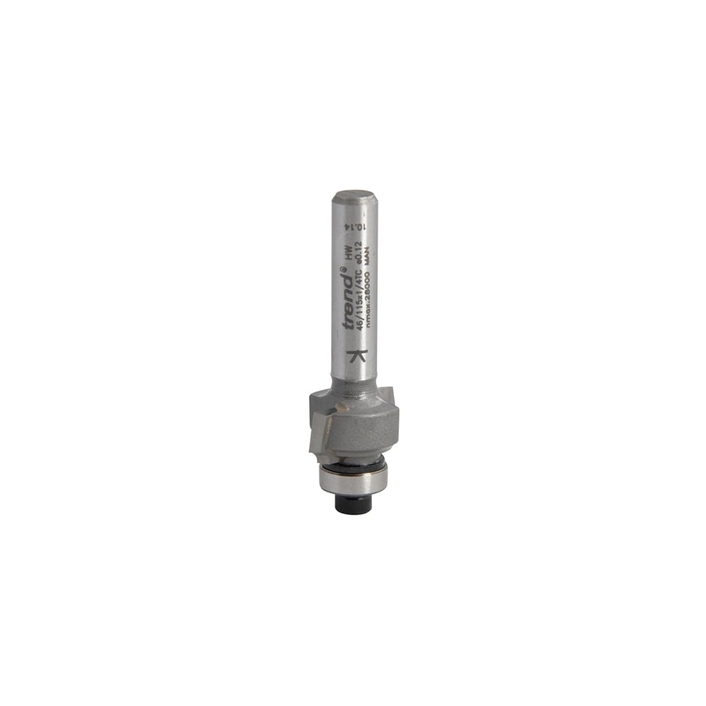 Trend 46/115 x 1/4 TCT Bearing Guided Ovolo & Round Over 1.6mm Radius