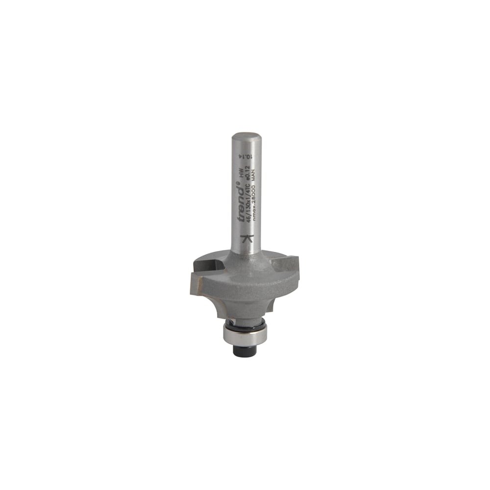 Trend 46/130 x 1/4 TCT Bearing Guided Ovolo & Round Over 6.3mm Radius