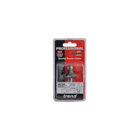Trend 46/140 x 1/2 TCT Bearing Guided Ovolo & Round Over 9.5mm Radius