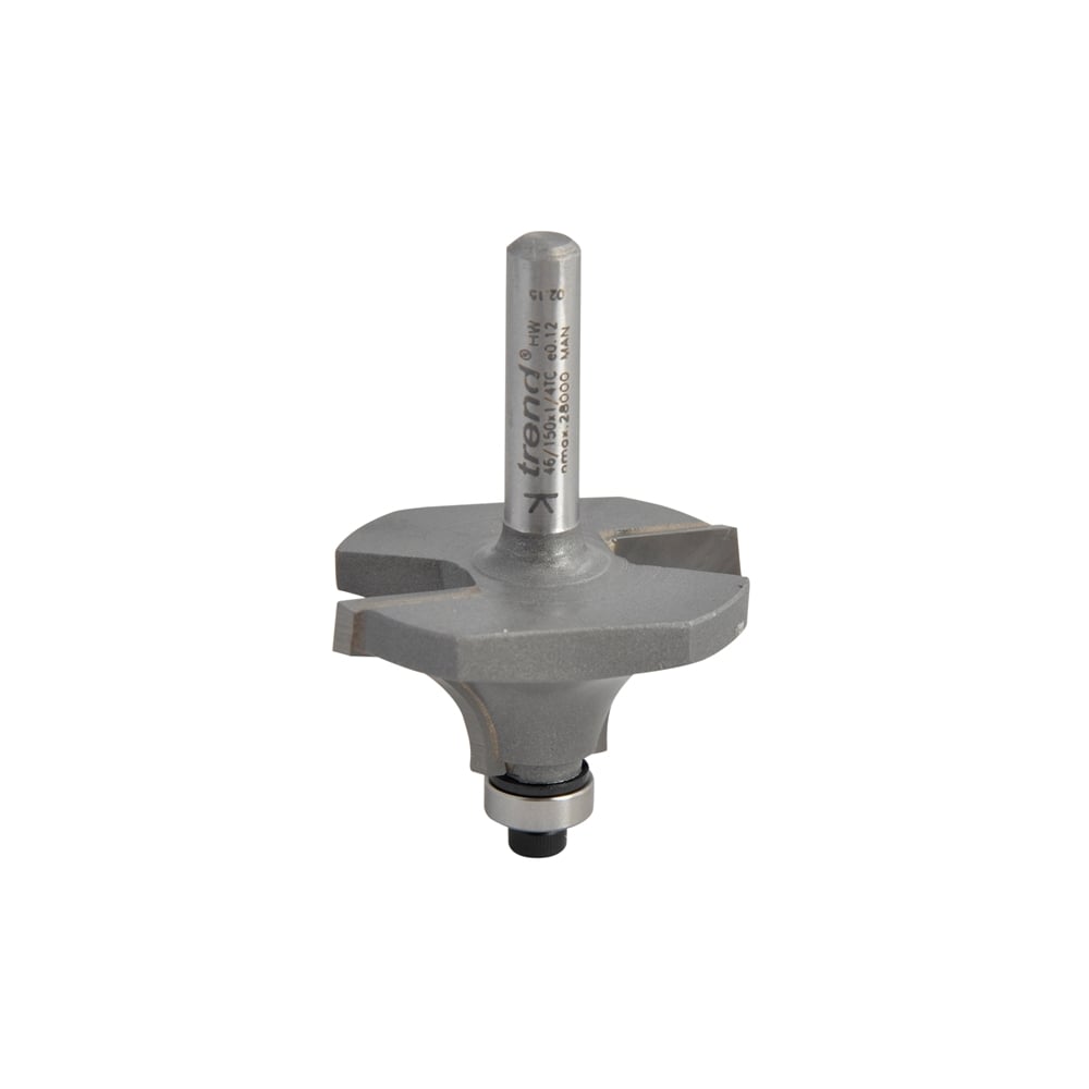 Trend 46/150 x 1/4 TCT Bearing Guided Ovolo & Round Over 12.7mm Radius