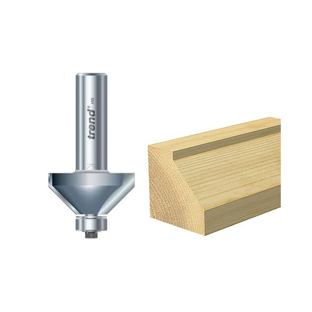 Trend 46/37 x 1/4 TCT Bearing Guided Chamfer 45??? 31.8 x 12mm