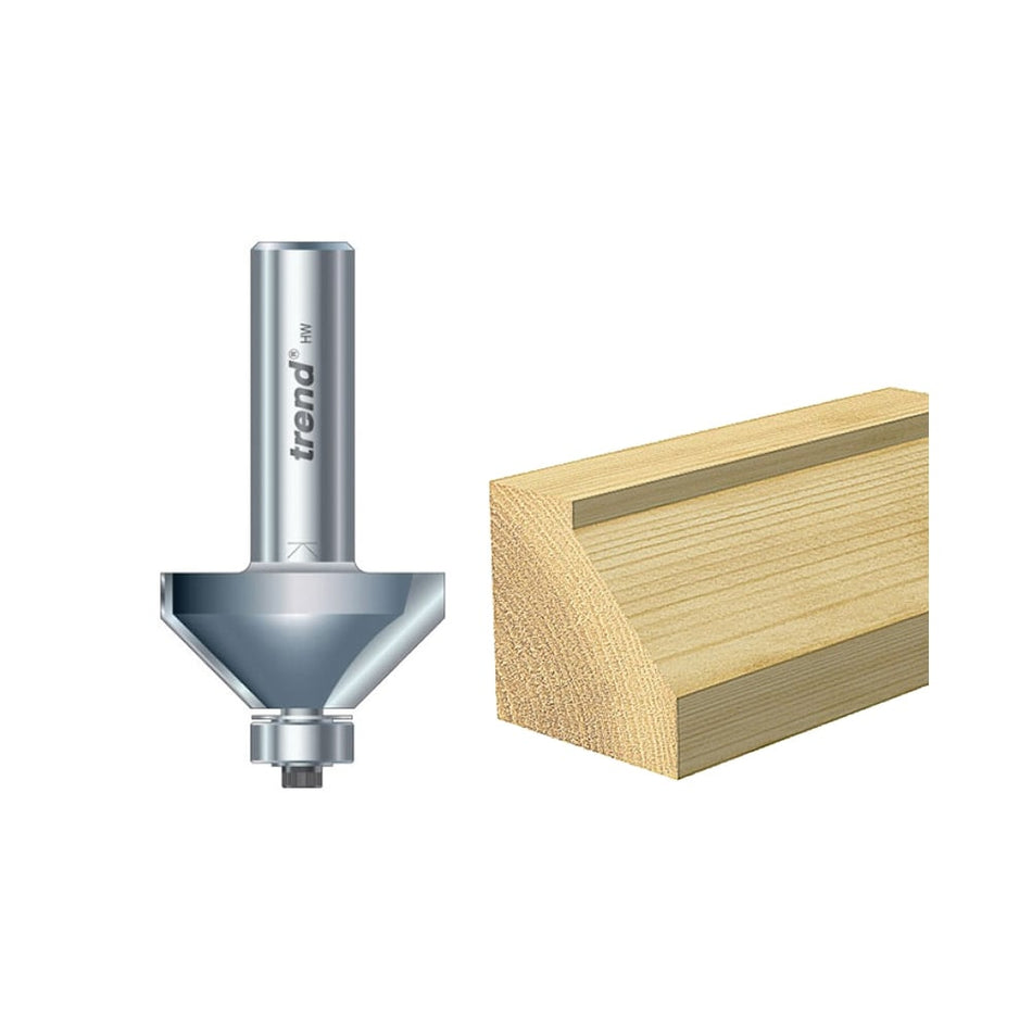 Trend 46/37 x 1/4 TCT Bearing Guided Chamfer 45??? 31.8 x 12mm